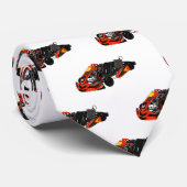 Cravate dessin animé de Kart racing (Roulé)