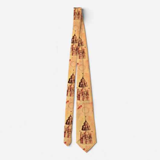 Cravate DESSIN ARCHITECTURAL RENAISSANCE par Leonardo (Dos)