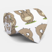 Cravate Dessin d'adorable hamster (Roulé)