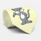 Cravate Dessin de chat (Roulé)