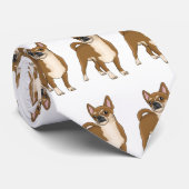 Cravate Dessin de Chihuahua pour chien (Roulé)