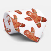 Cravate Dessin de l'homme de pain d'épices (Roulé)