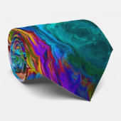 Cravate Dessin moderne de peintures (Roulé)