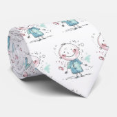 Cravate dessin personnalisé d'enfants (Roulé)