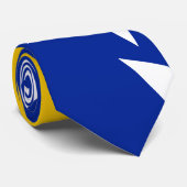 Cravate Dessous de verre du drapeau de BiH (Roulé)