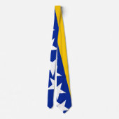 Cravate Dessous de verre du drapeau de BiH (Dos)