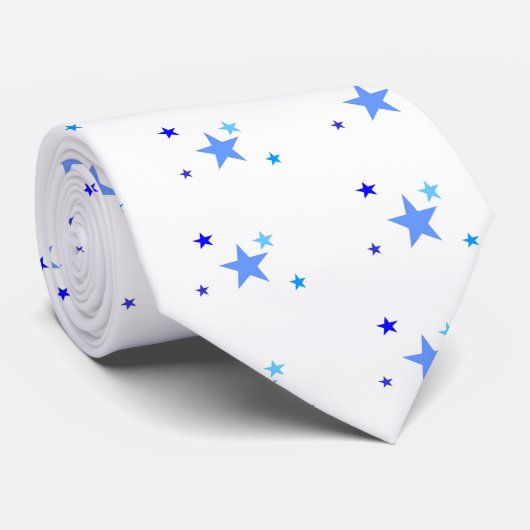 Cravate d'étoile bleue (Roulé)