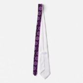 Cravate d'étoile violette fractale Hexagon (Dos)