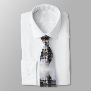 Cravate Détruire les joncs de guerre chinois 1843