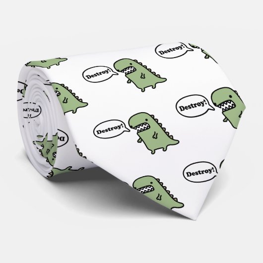 Cravate Détruisez ! (Roulé)