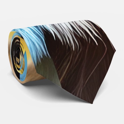 Cravate Deux facettes du triptyque de l'amour (Roulé)