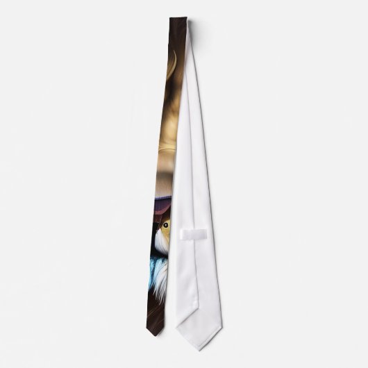 Cravate Deux facettes du triptyque de l'amour (Dos)