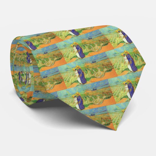 Cravate Deux femmes traversent les champs par Vincent van (Roulé)