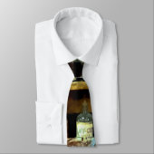 Cravate Deux mortiers et pilons et jarre de verre (Attaché)