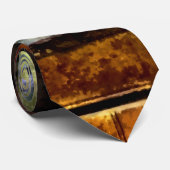 Cravate Deux mortiers et pilons et jarre de verre (Roulé)