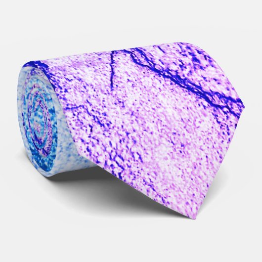 Cravate Deux tons de marbre pourpre (Roulé)