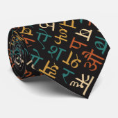 Cravate Devanagari (Roulé)