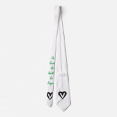 Cravate Devenez écolo Go Healthy Go Vegan (Dos)