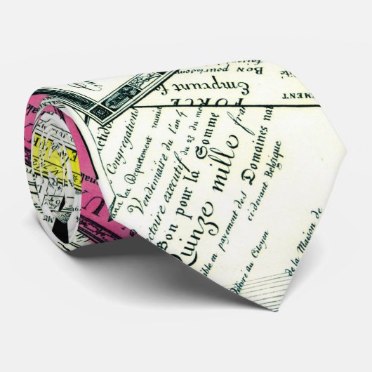 Cravate Devise 1796 de révolution française (Roulé)