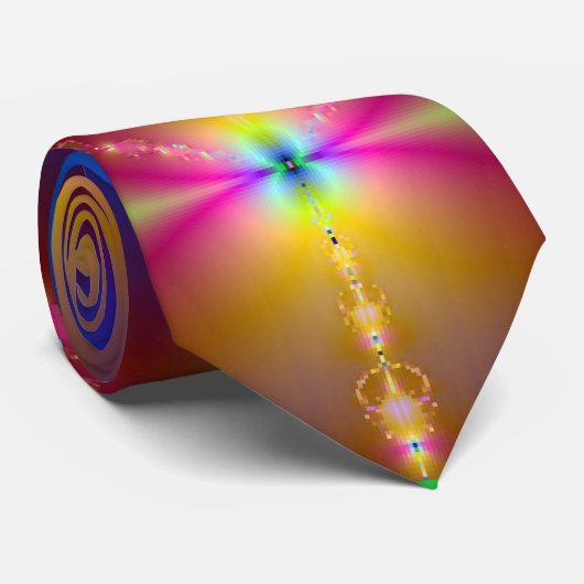 Cravate d'explosion de fractale (Roulé)