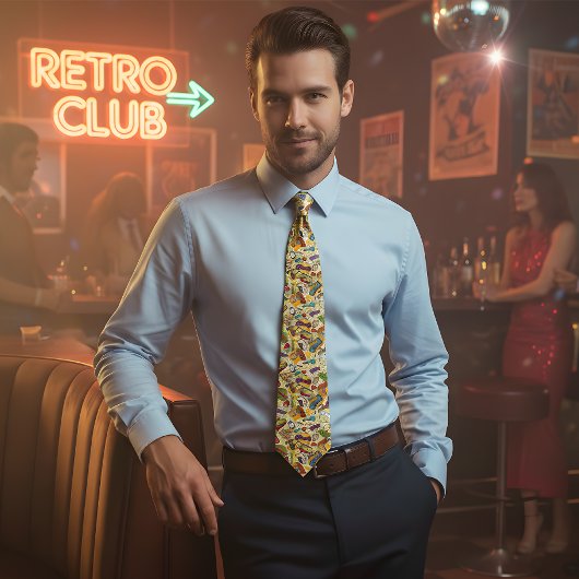 Cravate d'explosion de la BD Pop Art