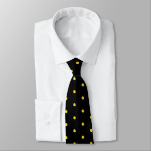 Cravate d'Halloween Pois de la lune