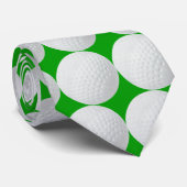 Cravate d'herbe verte de joueur de golf (Roulé)