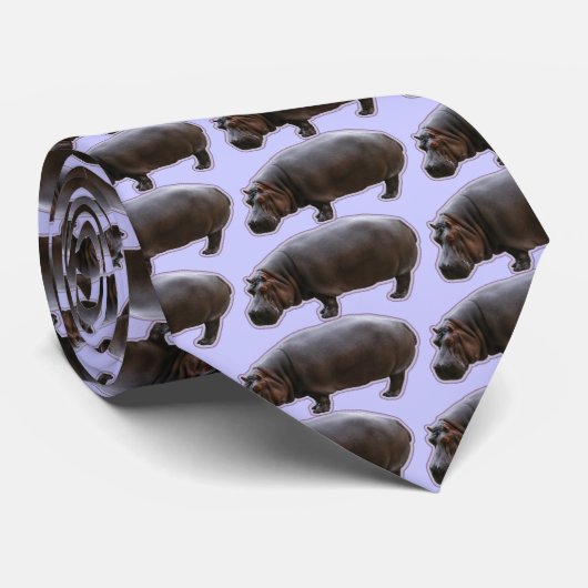 Cravate d'hippopotame (Roulé)