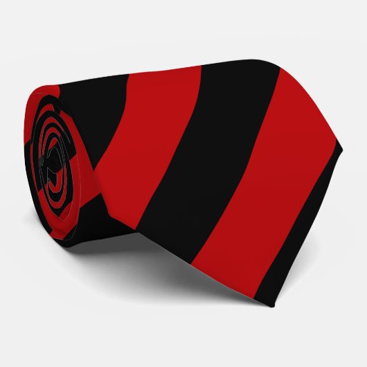 Cravate Diagonal-Rayée de grenat et de brigade (Roulé)