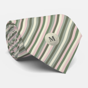 Cravate Diagonal Stripes Monogram Golf Ball