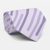 Cravate diagonale à bandes violettes (Roulé)