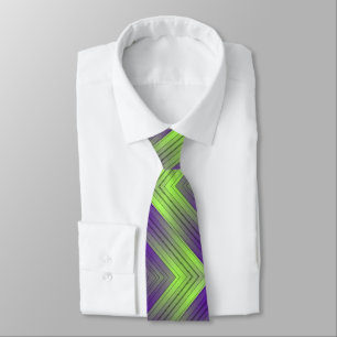 Cravate diagonale green gradient