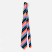 Cravate Diagonale multiple Motif moderne (Devant)