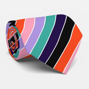 Cravate Diagonale multiple Motif moderne