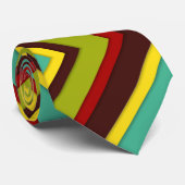 Cravate Diagonales multicolores (Roulé)