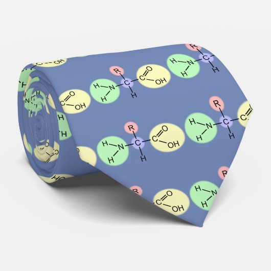 Cravate Diagramme d'acide aminé (Roulé)