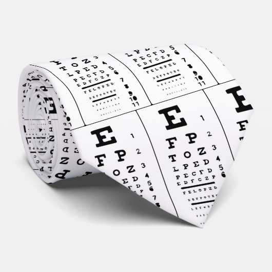 Cravate Diagramme d'oeil (Roulé)