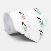 Cravate Diagramme d'oeil de Herman Snellen pour estimer (Roulé)