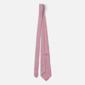 Cravate Diamant Éclaté Rose Poussière (Dos)