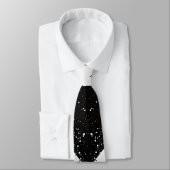 Cravate diamant en noir et blanc (Attaché)