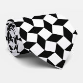 Cravate Diamant noir (Roulé)