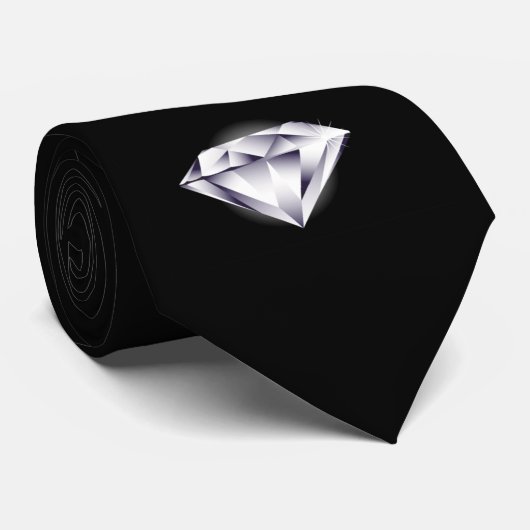 Cravate Diamant pur (Roulé)