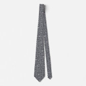 Cravate Diamant scintillant sur fond noir (Devant)