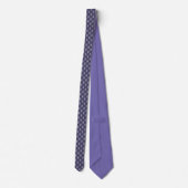Cravate Diamant Violet et Bleu (Dos)