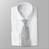 Cravate Diamants blancs motif sans couture (Attaché)