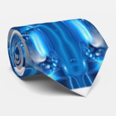 Cravate Diamants bleus (Roulé)