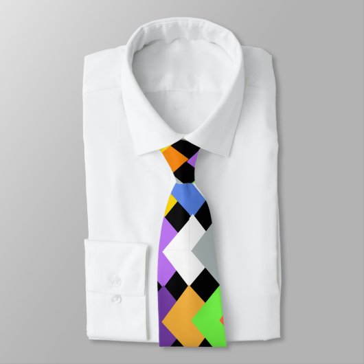 Cravate Diamants de néon (Attaché)