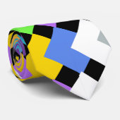 Cravate Diamants de néon (Roulé)