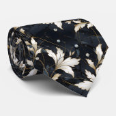 Cravate Diamants et fleurs (Roulé)