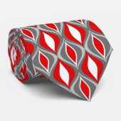 Cravate Diamants modernes du milieu du siècle, gris / gris (Roulé)